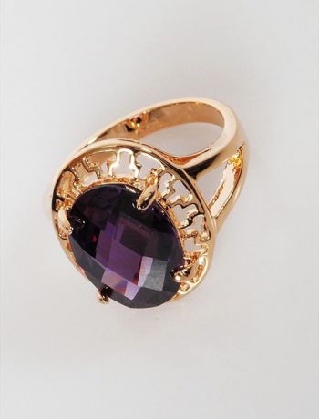 Кольцо бижутерное Lotus jewelry 897R-07am, Ювелирный сплав, фиолетовый