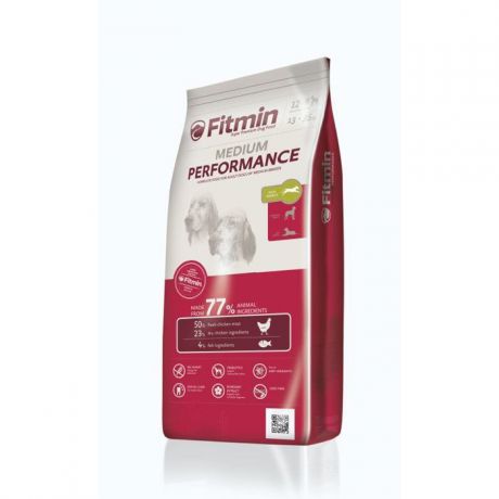 Fitmin 15 dog Medium Perfomance корм д/с средних пород с высокой активностью 15кг