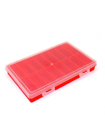 Органайзер для рукоделия PolymerBOX Органайзер для мелочей 16 ячеек, красный