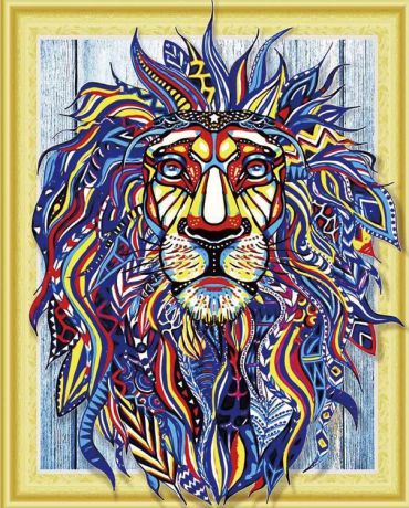 Алмазная мозаика Painting Diamond "Искрящийся лев", 40х50см