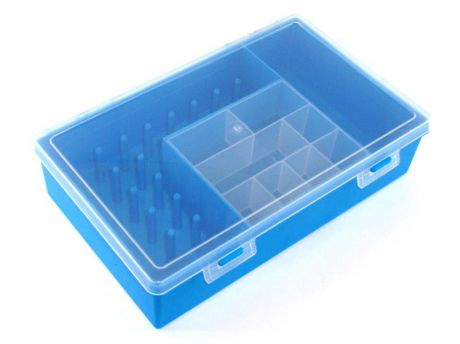 Органайзер для рукоделия PolymerBOX Органайзер для мелочей -швейных принадлежностей, синий