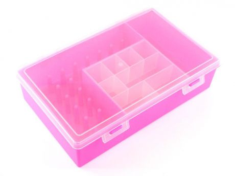 Органайзер для рукоделия PolymerBOX Органайзер для мелочей -швейных принадлежностей, розовый