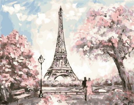 Картина по номерам ВанГогВоМне Весна в Париже