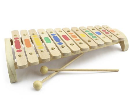 Игрушка музыкальная МДИ "Ксилофон" Д046, разноцветный
