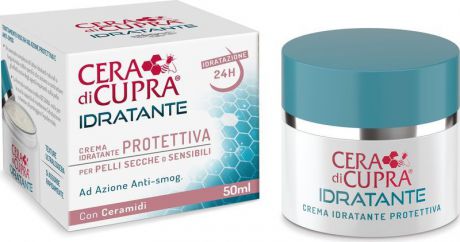 Крем для лица Cera di Cupra Уход за кожей 24 часа, для сухой и чувствительной кожи, 50 мл
