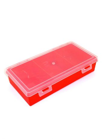 Органайзер рыболовный PolymerBOX Органайзер для мелочей 3 ячейки, красный