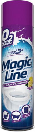 Чистящее средство для туалета и керамики Magic Line O2 Aktive Formula, 650 мл