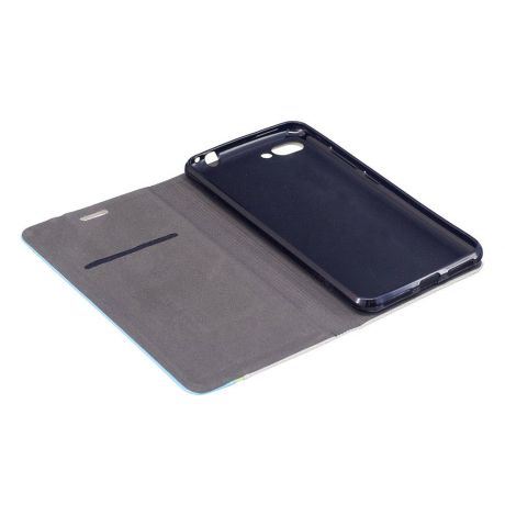 Для Asus ZenFone 4 Max ZC554KL PU Кожаный флип Защитный чехол для крышки с функцией слота и подставки для карты (серый)