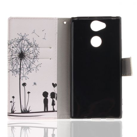 Чехол бумажник на магнитной застежке для Sony Xperia XA2