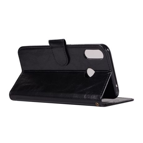 Кожаный чехол для карточек Кожаный чехол для Asus Zenfone Max (M1) ZB555KL Серый