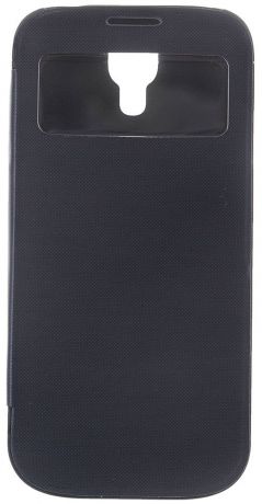 EXEQ HelpinG-SF07 чехол-аккумулятор для Samsung Galaxy S4, Black (2600 мАч, Smart cover, флип-кейс)