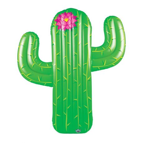 Матрас надувной для плавания BigMouth Cactus, зеленый