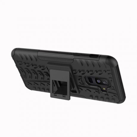 Samsung Galaxy A6 Plus Case Phone Back Case Dual Layer Tpu + Pc Гибридная крышка Ударопрочный защитный кожух для защиты от царапин
