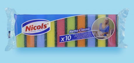 Губка Nicols 506982, разноцветный