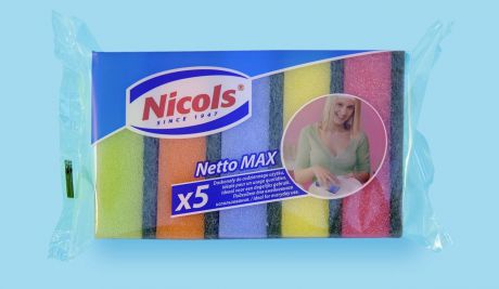 Губка Nicols 506981, разноцветный