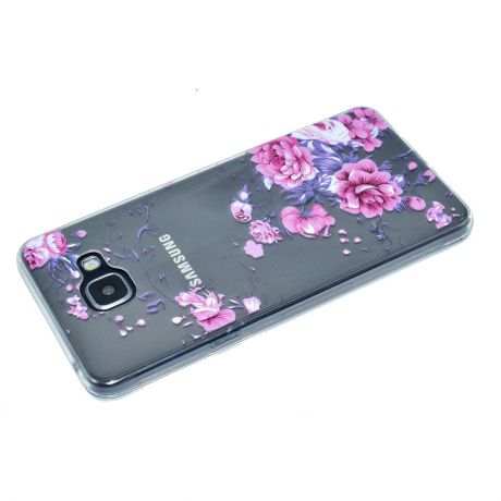 Защитный чехол Premium Durable Soft Tpu Scratch Resistant для Samsung Galaxy A5 A510 (розовая роза)