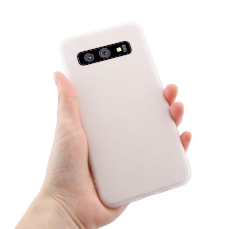 Samsung Galaxy S10e Back Case Slim Fit Мягкий чехол для телефона ТПУ Защитный чехол от царапин Белый