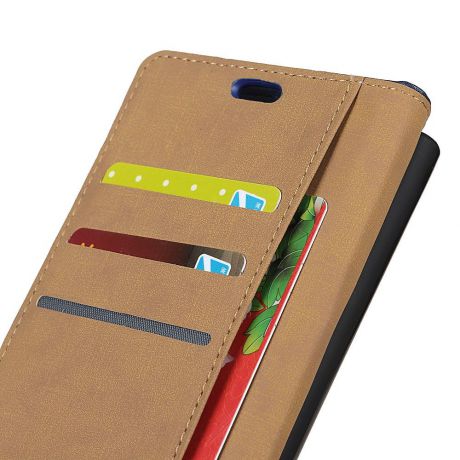 Кожаный чехол из высококачественной кожи Кожаный магнитный флип Стенд с крышками для Sony Xperia XA1 (фиолетовый)