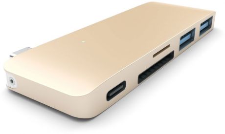 хаб Satechi Type-C USB3.0 золото