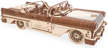 Деревянная модель Ugears V-Models Кабриолет мечты VM-05, 70073, коричневый