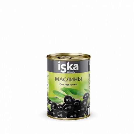 Овощные консервы ISKA Маслины черные, 280 г