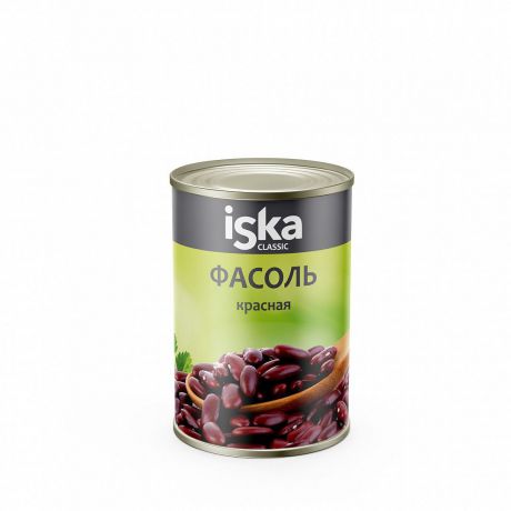 Овощные консервы ISKA Фасоль красная, 400 г