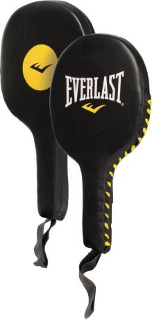 Лапы боксерские Everlast Leather Punch Paddles, 2900000, черный