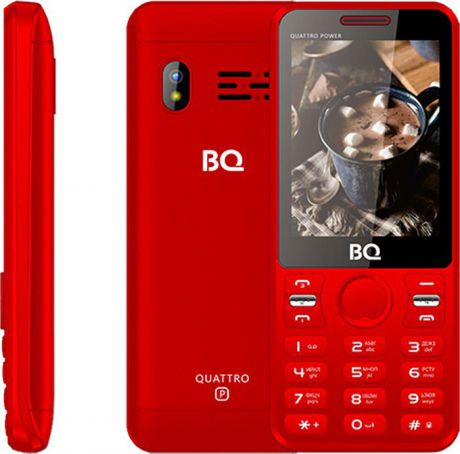 Мобильный телефон BQ 2812 Quattro Power, красный
