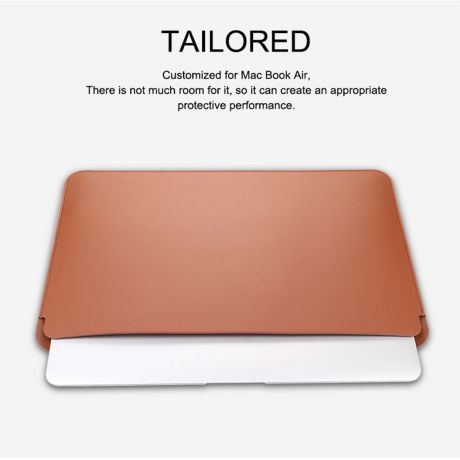 MacBook Air 13,3-дюймовый переносной сумка для переноски ноутбука Ультратонкий мягкий чехол Защитный чехол (коричневый)