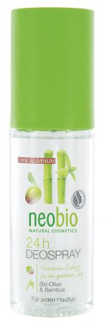 Neobio дезодорант спрей 24 часа с био-оливой и бамбуком 100 мл