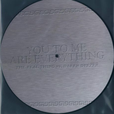 The Real Thing Vs. Daren Deeze. You To Me Are Everything (LP, Picture Disc)