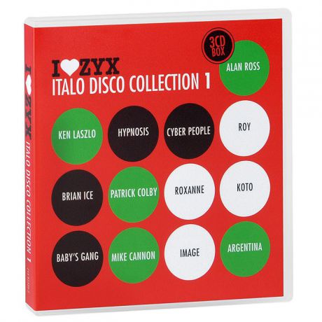 Алан Росс,Патрик Колби,Кен Лацло,Брайен Айс,Майк Кэннон,Джо Леттьери Italo Disco Collection 1 (3 CD)