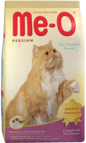 Корм сухой PCG "Ме-О", для персидских и других длинношерстных кошек, 2,8 кг