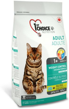 Корм сухой "1st Choice" для кастрированных котов и стерилизованных кошек, с курицей, 5,44 кг