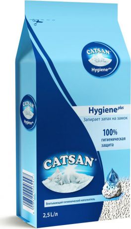 Наполнитель для кошачьего туалета "Catsan", впитывающий, 2,5 л