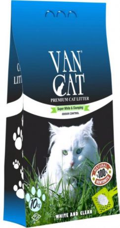 Наполнитель для кошачьих туалетов Van Cat, 20251, комкующийся, без пыли, с ароматом весенней свежести, 10 кг