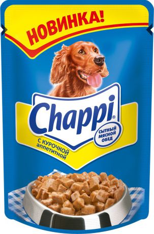 Консервы для собак "Chappi", с аппетитной курочкой, 100 г