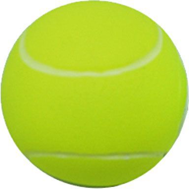 Игрушка для собак Уют "Мяч теннисный", 7 см