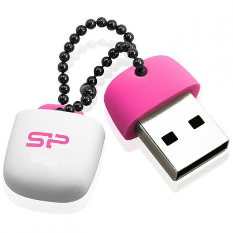 USB-накопитель Silicon Power Touch T07 32GB, SP032GBUF2T07V1P, white pink
