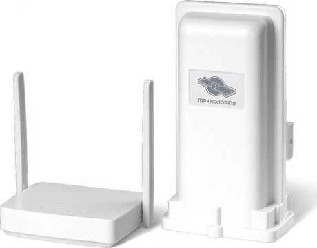 Комплект усилитель мобильного интернета Триколор DS-4G-5kit, белый