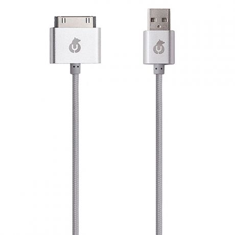 uBear Data Sync-USB, Gray кабель Apple 30-pin