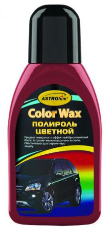 Полироль кузова ASTROhim "Color Wax", цвет: темно-красный, 250 мл