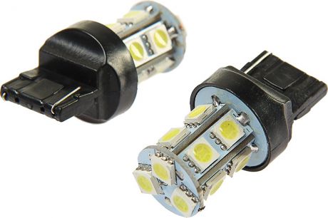 Комплект светодиодных ламп Torso Т20 (W21W, 7440), 12 В, 13 SMD-5050, свет белый, 2 шт. 2612663