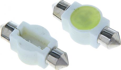 Комплект светодиодных ламп Torso C5W, 36 мм, 12 В, 1 LED-COB, 1,5 Вт, свет белый, 2 шт. 1059274