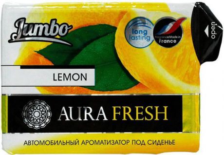 Ароматизатор автомобильный Aura Fresh "Jumbo. Lemon", под сиденье
