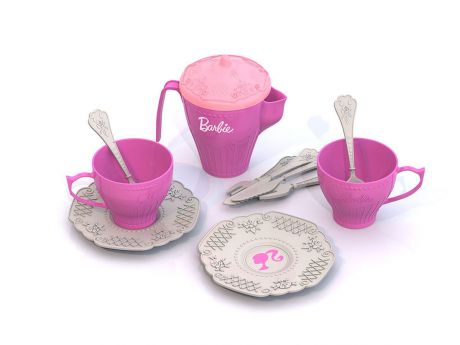 Нордпласт Набор детской посуды Barbie 12 предметов