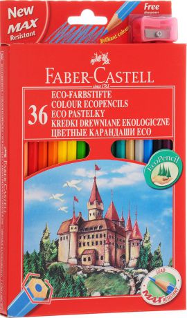 Faber-Castell Набор цветных карандашей Замок с точилкой 36 цветов