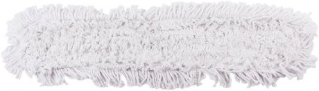 Насадка для швабры-рамки Лайма "Моп", с карманами, цвет: белый, 80 х 15 см. 603610