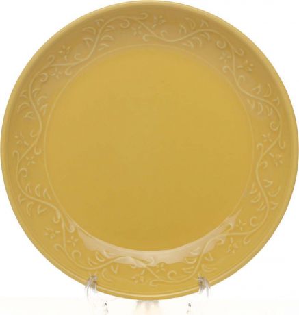 Тарелка глубокая Kutahya Porselen IVY, желтый, диаметр 22 см