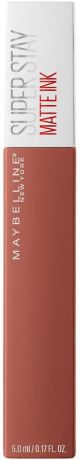 Жидкая матовая помада для губ Maybelline New York Super Stay Matte Ink, суперстойкая, оттенок 70, Amazonian, 5 мл